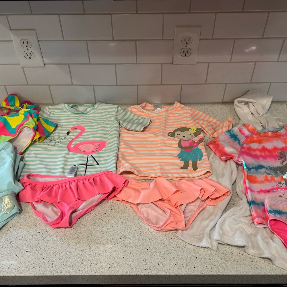 Girls 5T swim suit Lot!!